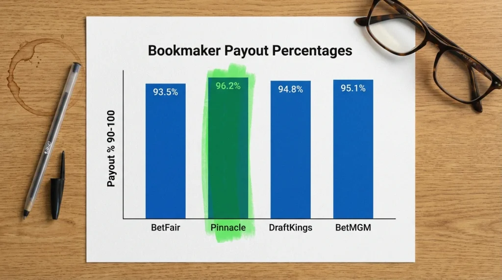 Confronto del payout medio sulla Serie A tra diversi bookmaker