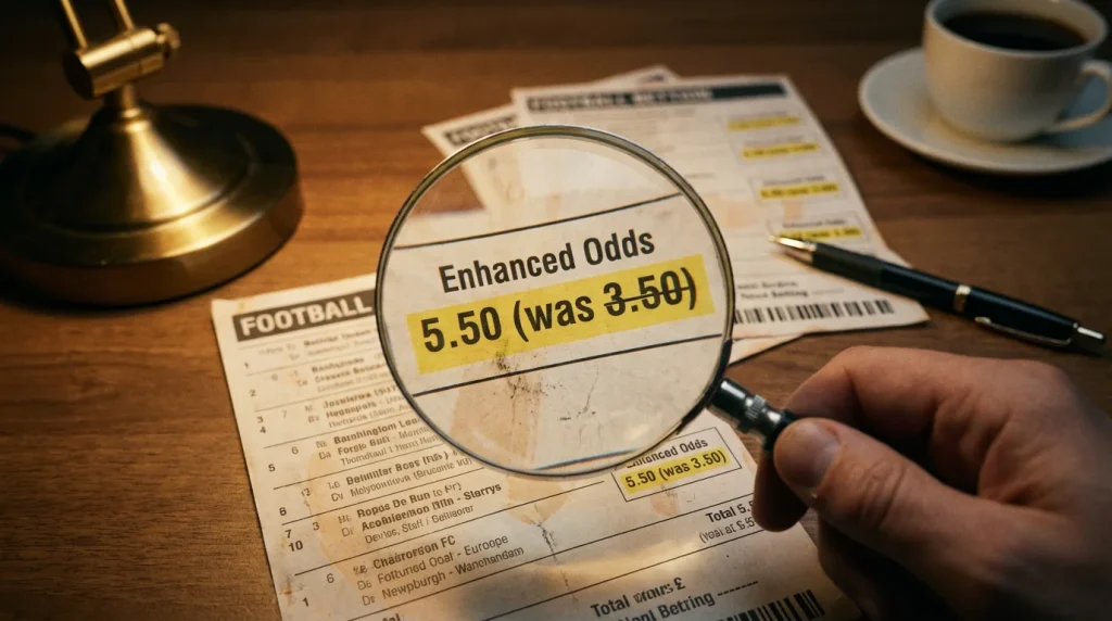 Analisi delle quote maggiorate nel calcio con lente di ingrandimento