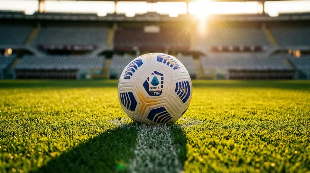 Panoramica delle scommesse sulla Serie A italiana con pallone ufficiale